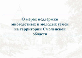 Меры поддержки семей с детьми Меры поддержки семей с детьми.