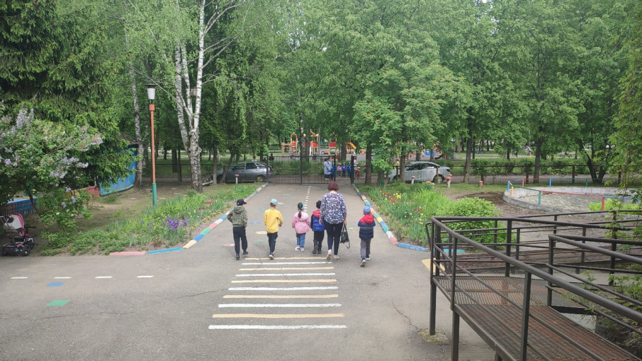 Тренировочная эвакуация в детском саду Тренировочная эвакуация в детском саду.